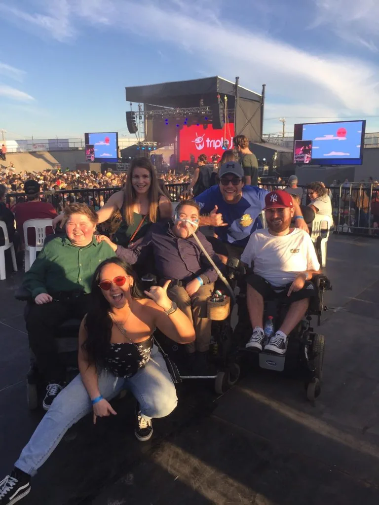 People with disability and their mates at Ability Fest