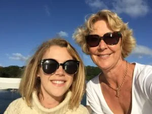 Rachel James (right) and her daughter Emily.
