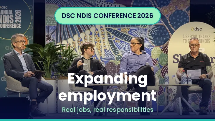 Historical conference graphic: Expanding employment, real jobs and real responsibilities