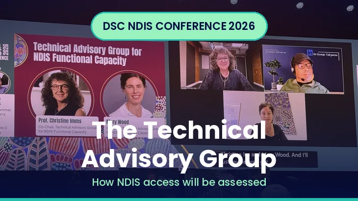 Conference banner showing a Technical Advisory Group session